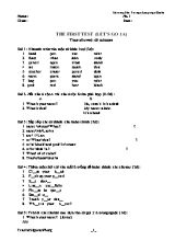 The first test (Lets go 1A)